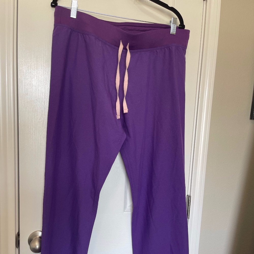 Viole Purple Fig Scrub Pants